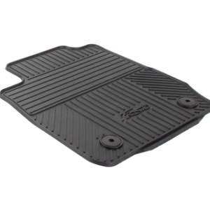 Tepih, spredaj gumiran, črn